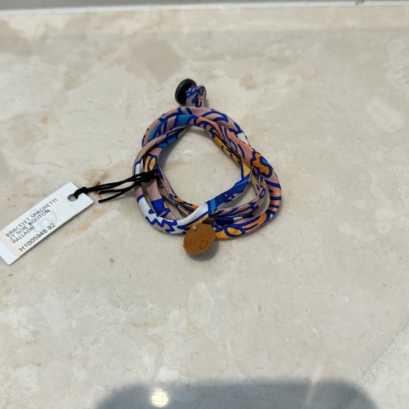 NWT Hermes Silk Bracelet Double Tour Limited Edition Petit H - Picture 1 of 12